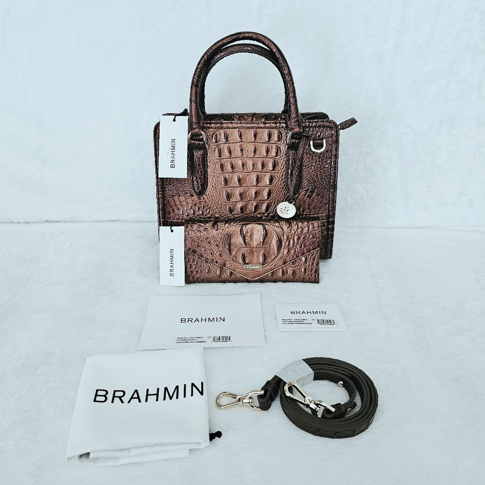 NWT Brahmin GANACHE Cami w/Veronica Wallet
